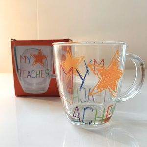 My ⭐️ Teacher Glass Mug in Box for Gift Giving